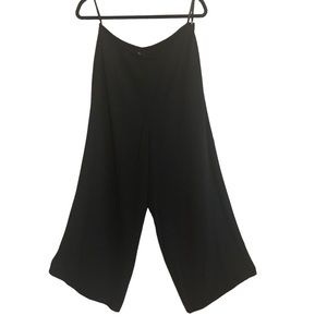 Eileen Fisher 100% Silk Wide Leg  Crop Pant - Corrected Measurements